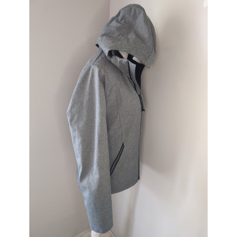 The North face women's gray black windwall med coat - Picture 6 of 10